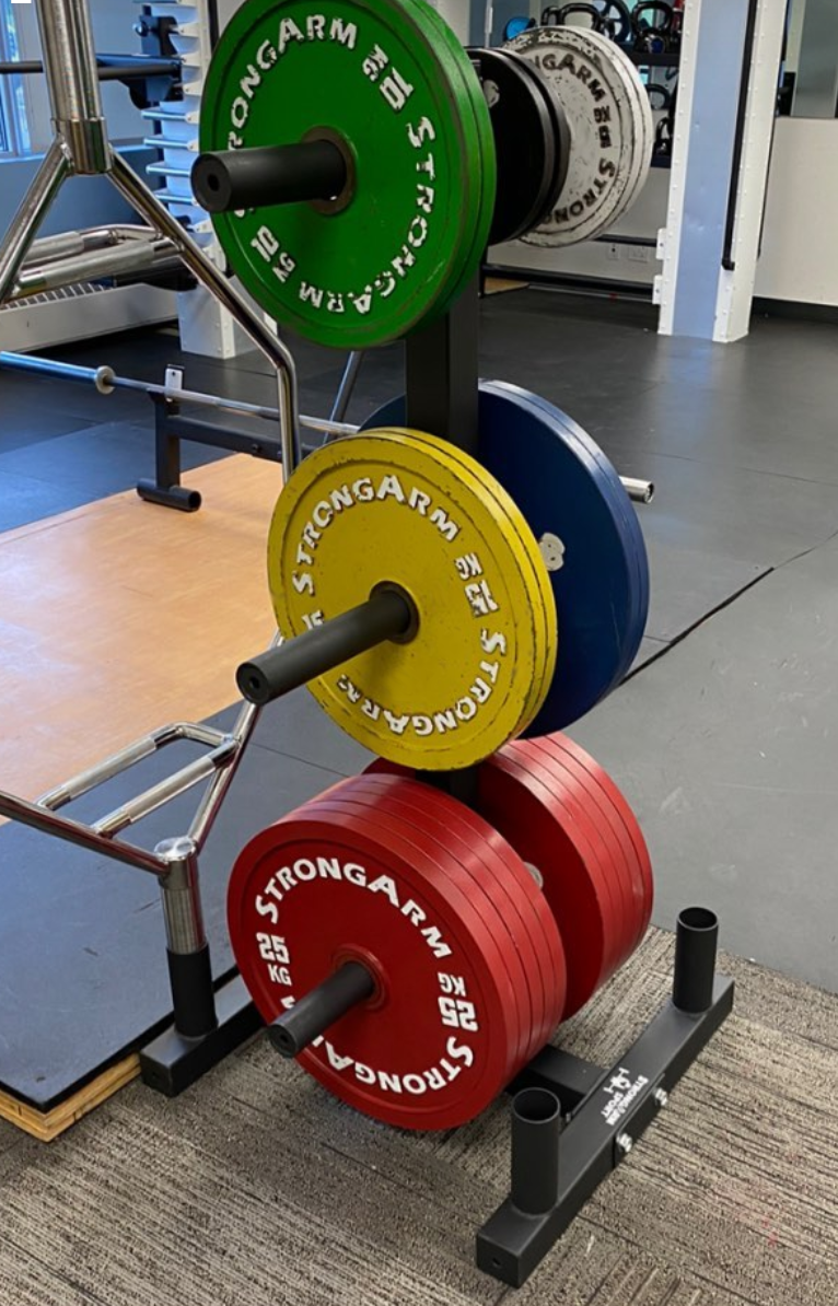 Plate Rack Gym Weight Lifting Equipment StrongArm Sport