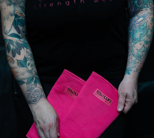 Resolute Knee Sleeves - Hot Pink Double Ply