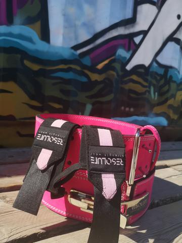 RESOLUTE WRIST WRAPS BLACK/PINK
